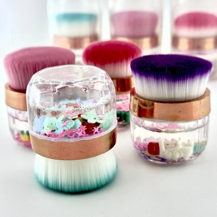 خرید براش کرم پودر جادویی گرد ترند آکواریومی