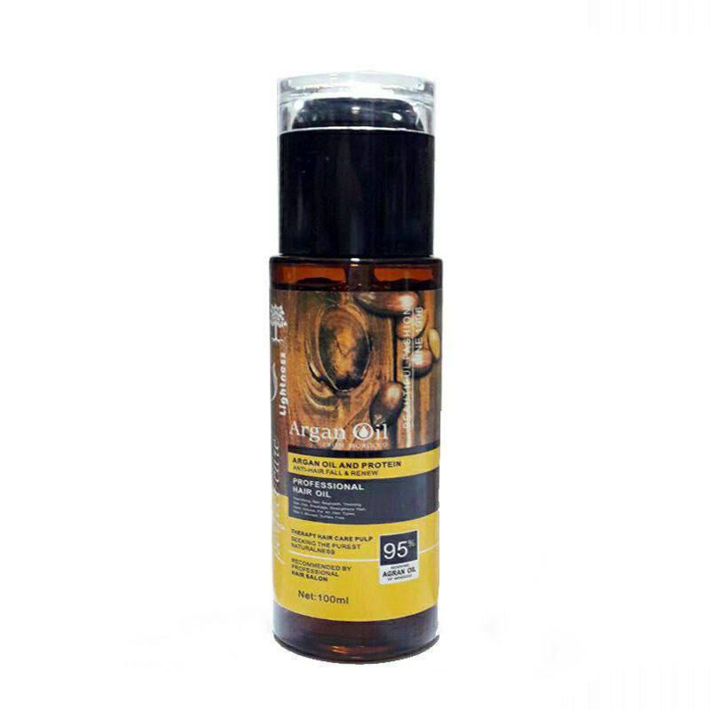 خرید روغن ضد وزی و خشکی مو آرگان لایتنس 100 میل