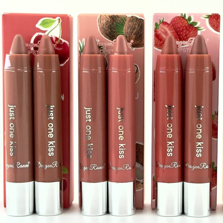 خرید اینترنتی پک رژ لب جامد پیچی میوه ای دراگون رانی دو عددی