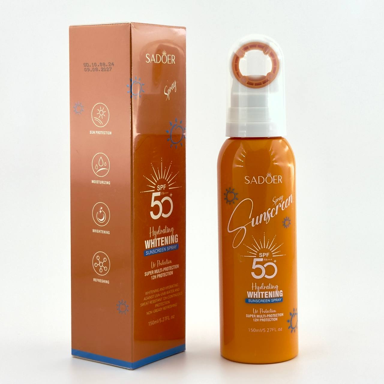 خرید ضد آفتاب و سفید کننده پمپی سادور spf50