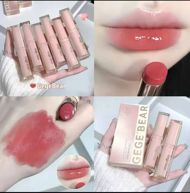 سفارش رژ لب جامد خیس کره ایی ترند و پرفروش پوکه نود گگ بیر