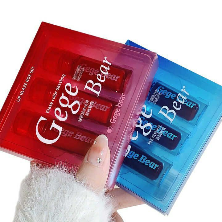 خرید آنلاین ست رژلب مایع سه تایی کره ای