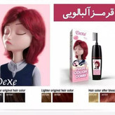 سفارش شامپو رنگ مو فوم دار و شانه دار دکسی 200 میل رنگ آلبالویی