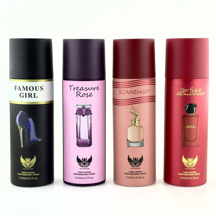 خرید اسپری بدن مردانه و زنانه میلیونر 200 میل