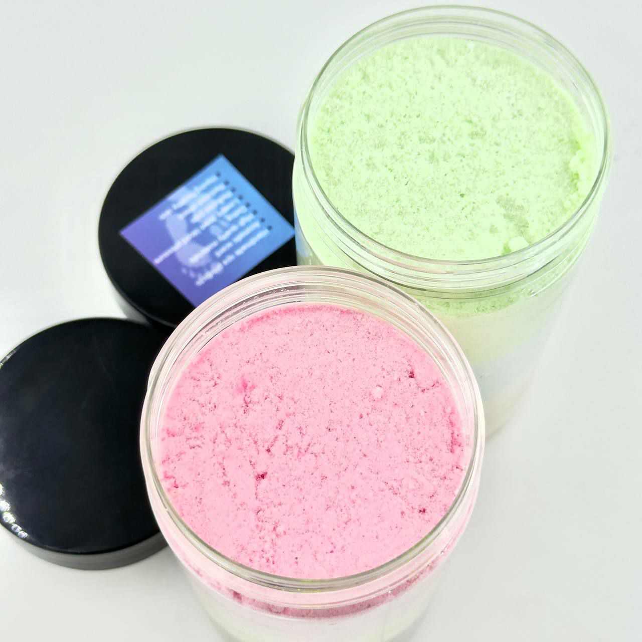 سفارش پودر نمک کوکتل رنگی استوانه ای 500 گرم درمان ترک کف پا