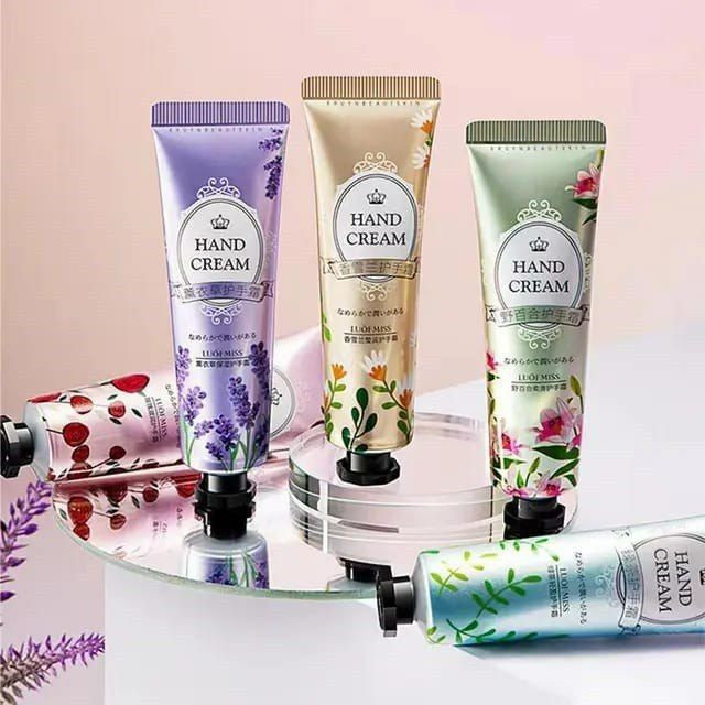 خرید آنلاین ست ۵ تایی کرم دست لوفمیس طرح گل