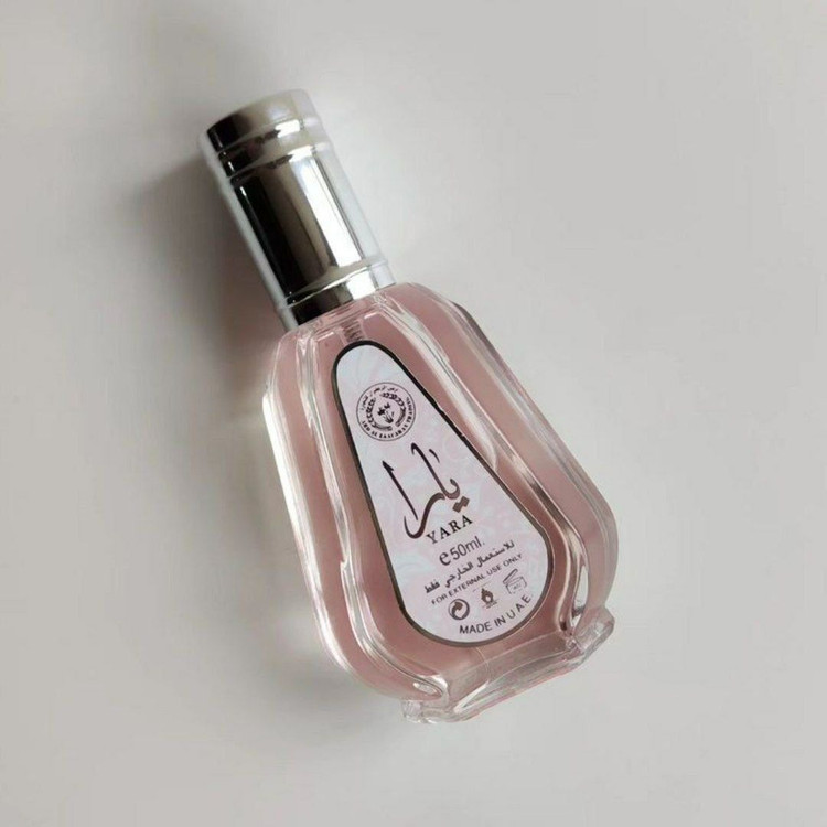 قیمت ادکلن یارا صورتی رنگ زنانه 50 میل از برند لطافه