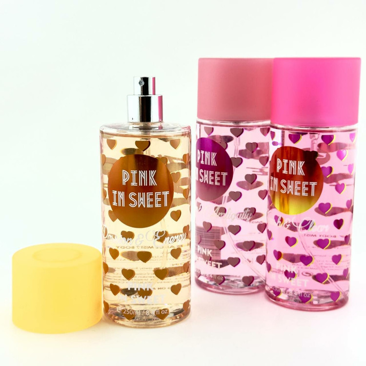 خرید اینترنتی بادی اسپلش قلبی پینک این سوییت pink in sweet 250 میل