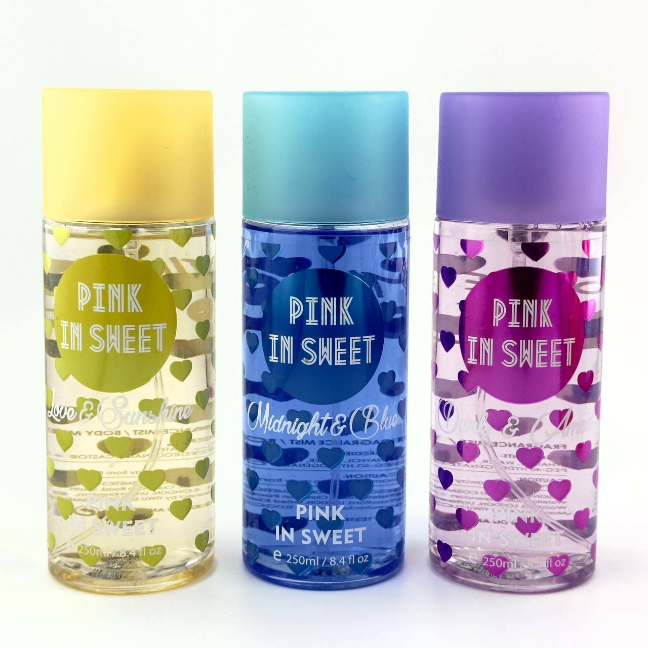 سفارش بادی اسپلش قلبی پینک این سوییت 250 میل زنانه