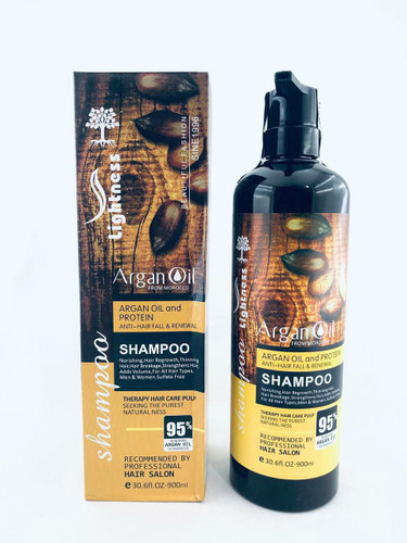 خرید شامپو سر بدون سولفات آرگان مراکشی لایتنس 900 میل