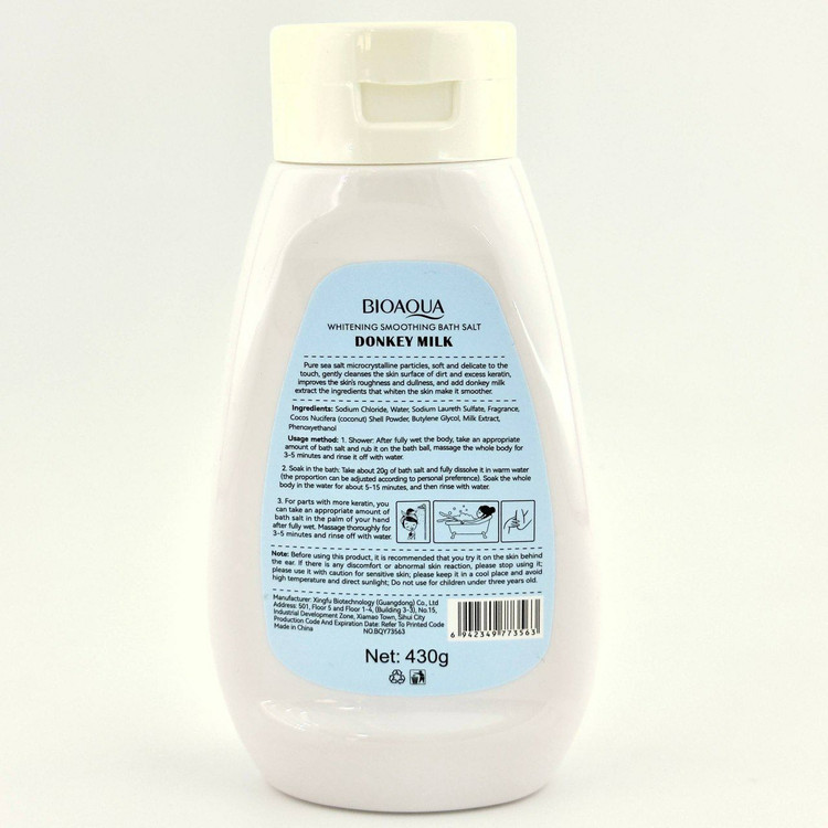 قیمت نمک بدن شیر الاغ بیوآکوا 430 گرم از بین بردن جای جوش بعد از شیو