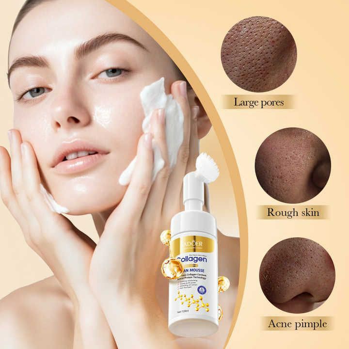 سفارش فوم شستشو صورت براش دار کلاژن سادور دارای سری سیلیکونی