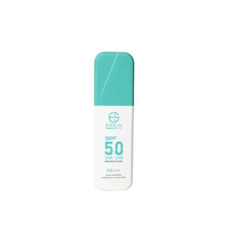 سفارش لوسیون ضد آفتاب پمپی بی رنگ استلین spf50 وزن 75 گرم جوان کننده و ضد پیری