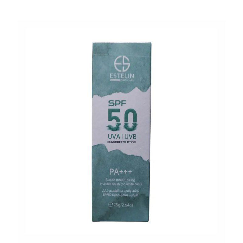 قیمت لوسیون ضد آفتاب صورت پمپی بی رنگ استلین spf50 وزن 75 گرم روشن کننده پوست