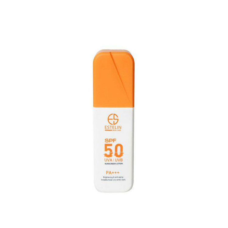 قیمت لوسیون ضد آفتاب پمپی بی رنگ استلین spf50 وزن 75 گرم ضدلک و روشن کننده