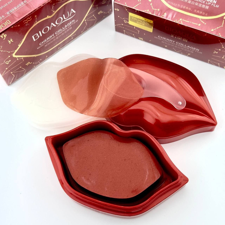 سفارش ماسک آبرسان لب کاسه ای عصاره کلاژن گیلاس بیوآکوا