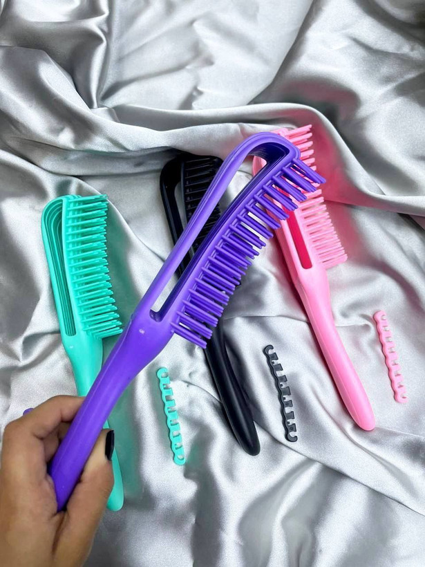 سفارش برس مو گره باز کن فلکسی اختاپوسی مناسب موهای فر