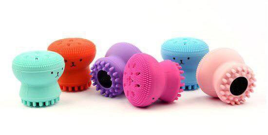 سفارش فیس براش سیلیکونی مدل طرح هشت پا