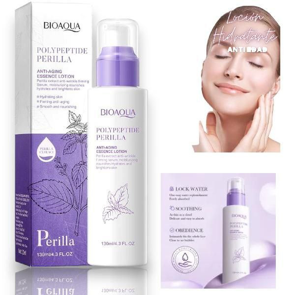 قیمت لوسیون ضد پیری صورت پریلا پلی پپتاید بیوآکوا 130 میل bioaqua
