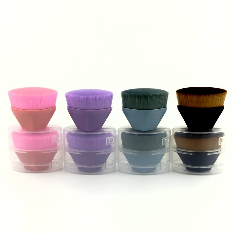 قیمت براش کرم پودر جادویی چند ضلعی رنگی در رنگ های متنوع و جذاب