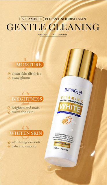 سفادش تونر سفید کننده صورت ویتامین سی بیوآکوا