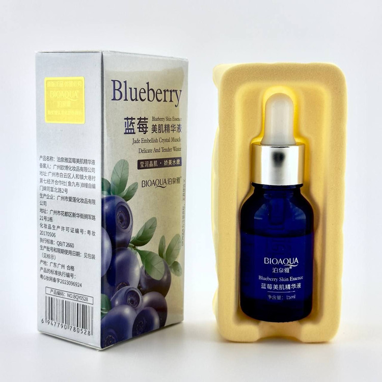 خرید سرم آبرسان و لیفت صورت بلوبری بیوآکوا