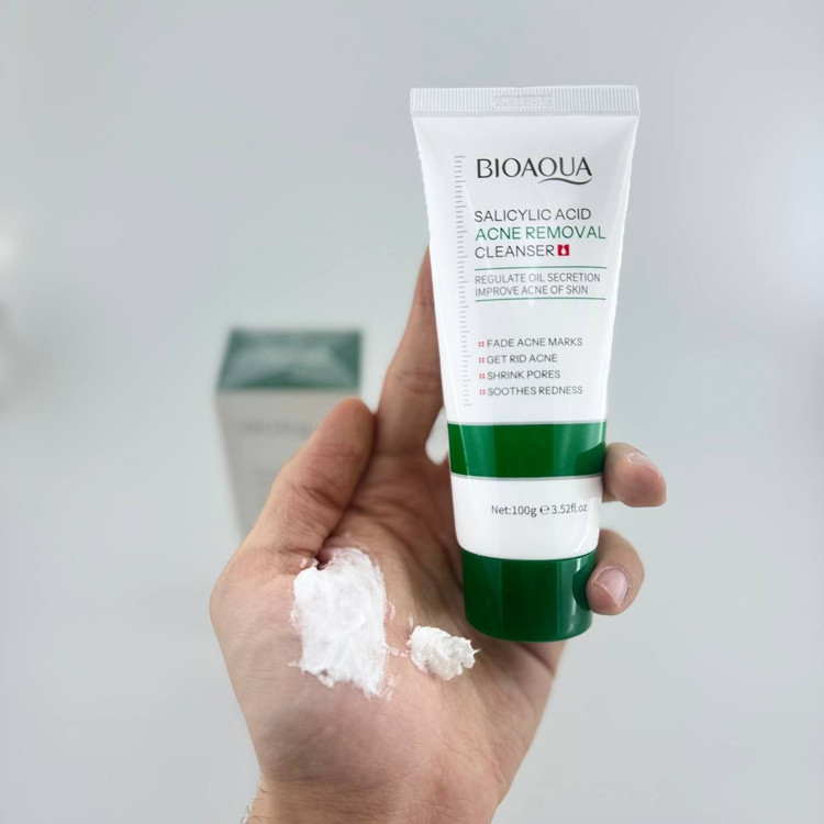 سفارش فوم شستشو ضد جوش و آکنه سالیسیلیک اسید بیوآکوا ۱۰۰ میل