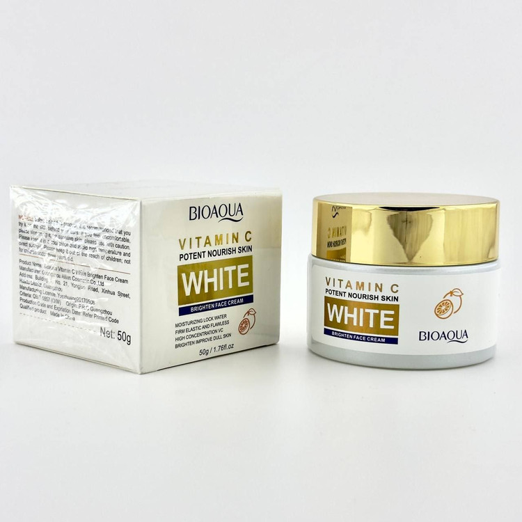 خرید کرم کاسه ای صورت روشن کننده ویتامین سی بیوآکوا