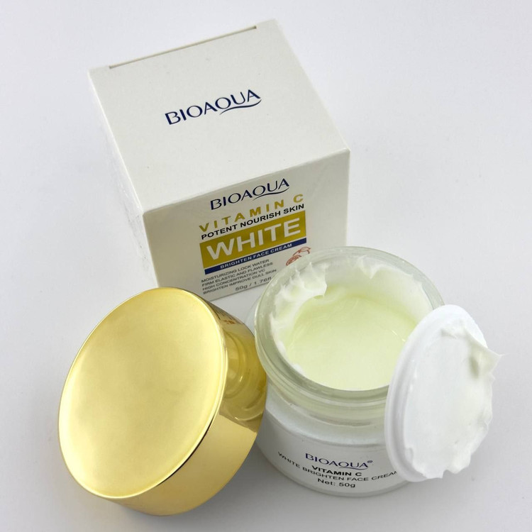 قیمت کرم کاسه ای آبرسان صورت روشن کننده ویتامین سی بیوآکوا