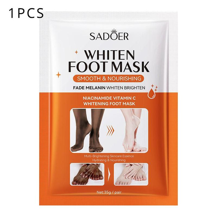 خرید ماسک پا ورقه ای ویتامین سی و نیاسینامید سادور