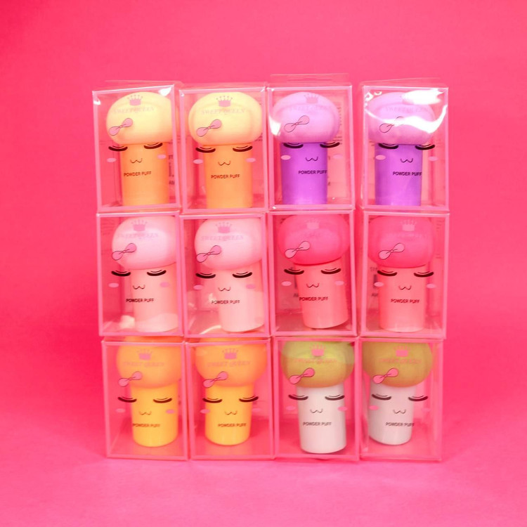 خرید پد آرایشی قارچی دسته رنگی سوییت کویین