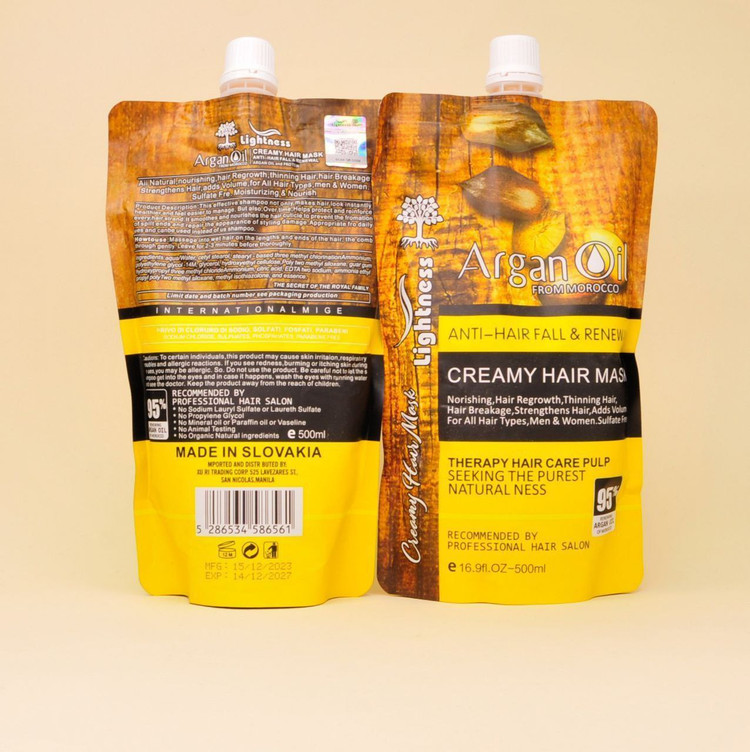 خرید ماسک مو ساندیسی بدون سولفات آرگان مراکشی لایتنس 500 میل