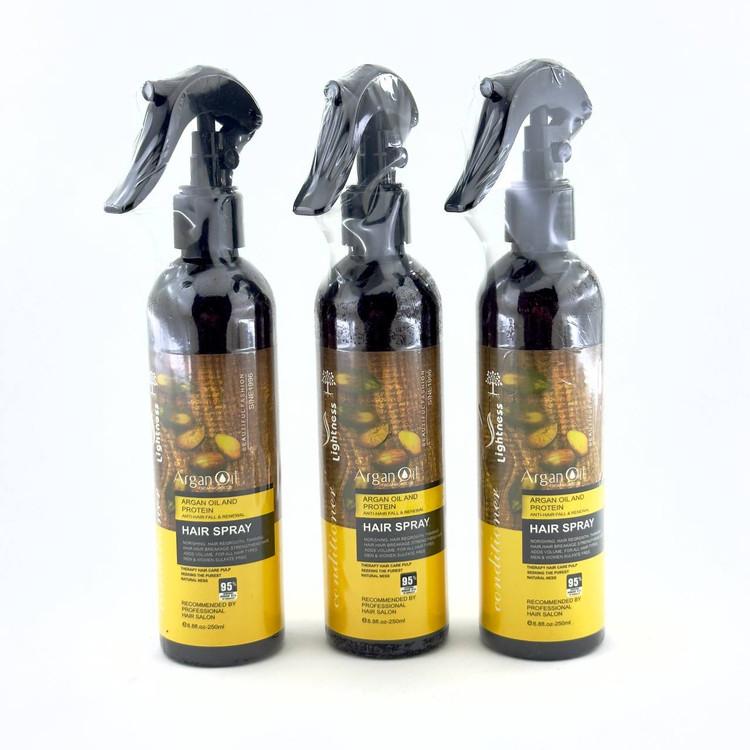 خرید اسپری مو دو فاز بدون سولفات آرگان مراکشی لایتنس 250 میل