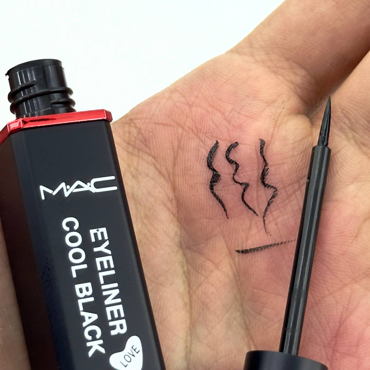 خرید اینترنتی خط چشم مویی پوکه فلزی مک کاملا مشکی