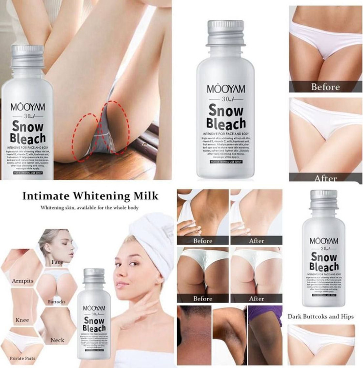خرید آنلاین لوسیون روشن کننده و مویام و برف بدن