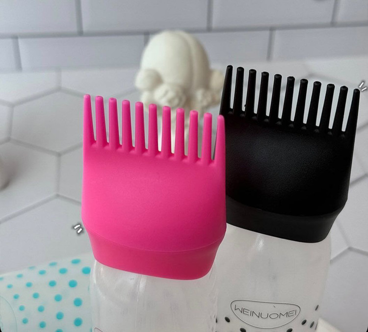 سفارش اپلیکاتور روغن تراپی شانه دار سیلیکونی