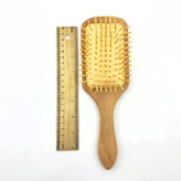 قیمت برس مو چوبی مستطیلی کف کرمی سایز بزرگ بامبو