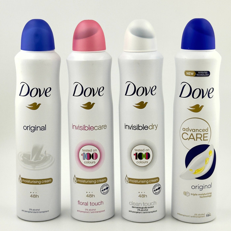 قیمت اسپری بدن ضد تعریق داو 250 میل انگلیسی dove