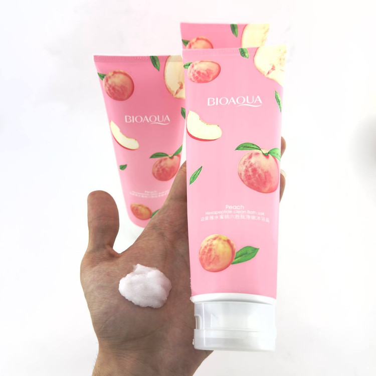 سفارش اسکراب و نمک بدن تیوپی هلو بیوآکوا برای پوست مرغی