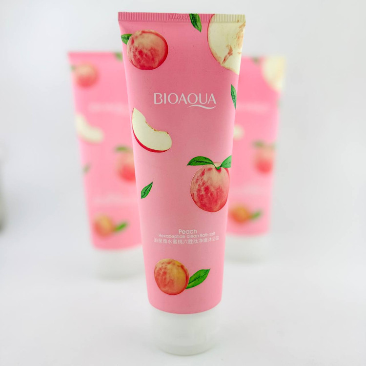 قیمت اسکراب و نمک بدن تیوپی هلو بیوآکوا bioaqua