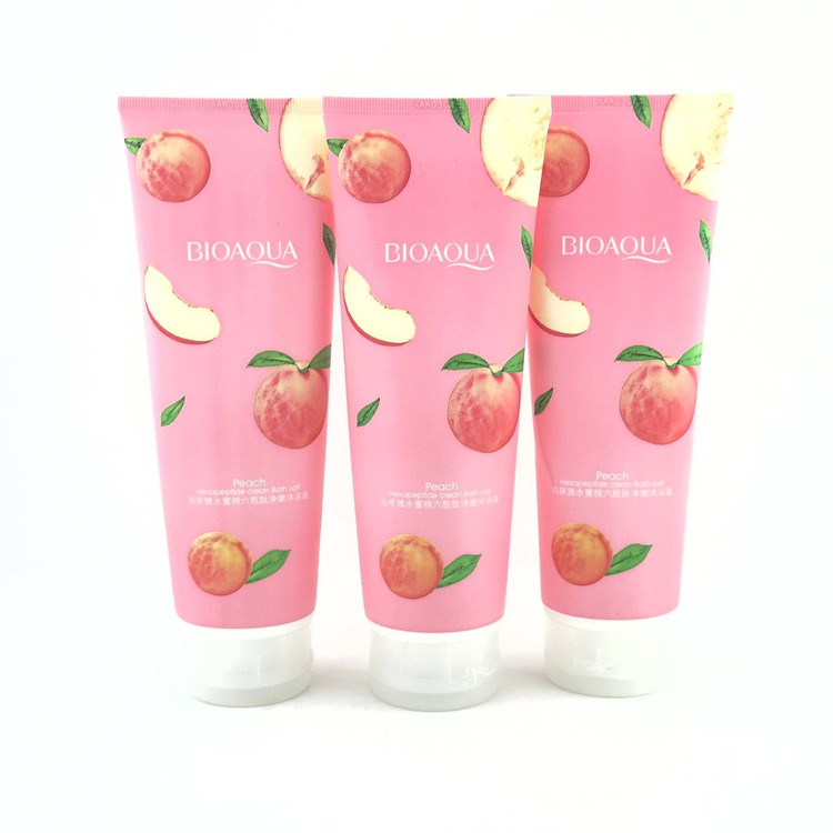 خرید اسکراب و نمک بدن تیوپی هلو بیوآکوا