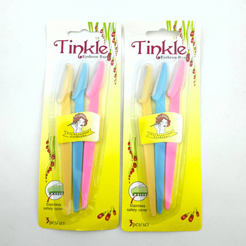 خرید پک سه تایی تیغ ابرو تینکل لبه صاف