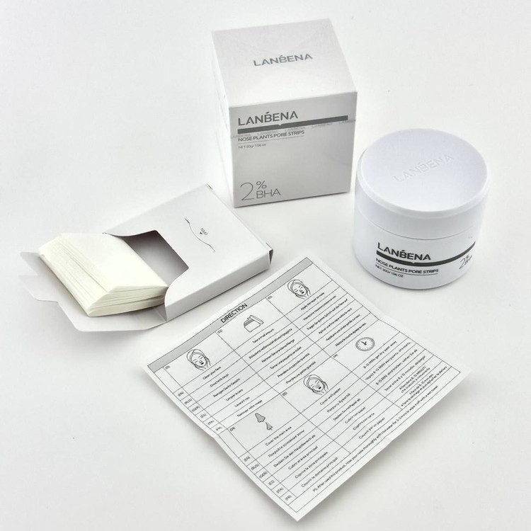 قیمت چسب بینی کاسه ای ضد جوش سرسیاه BHA 2% لانبنا lanbena