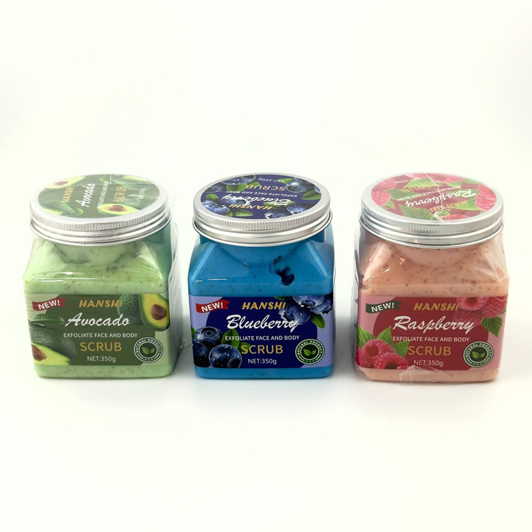 قیمت اسکراب کاسه ای شنی میوه ای هانشی 350 گرمی hanshi