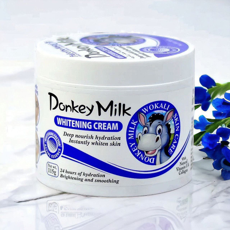 کرم کاسه ای سفید کننده شیرالاغ وکالی Donkey milk