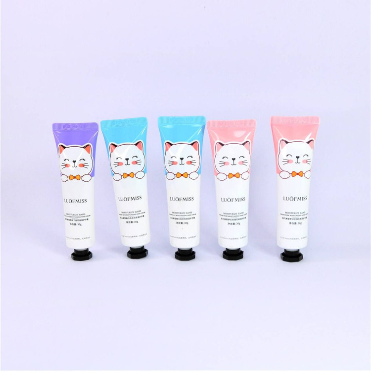 قیمت پک پنج عددی کرم دست لافمیس طرح گربه luofmiss