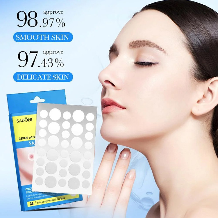 قیمت پک پچ ضد جوش و آکنه کاور کننده سادور 36 عددی sadoer