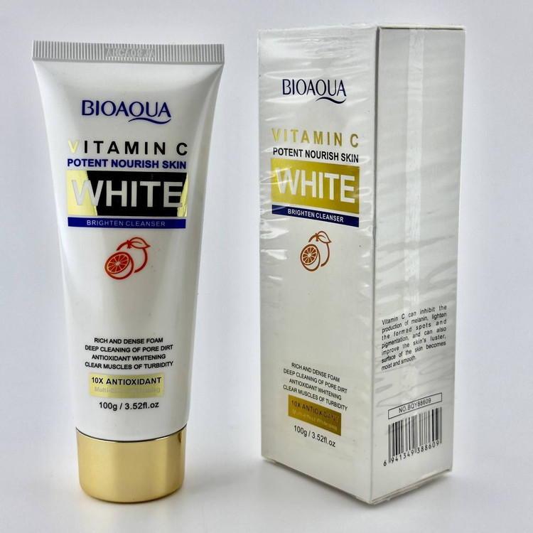 خرید کلینزر صورت تیوپی ویتامین سی بیوآکوا 100 گرم