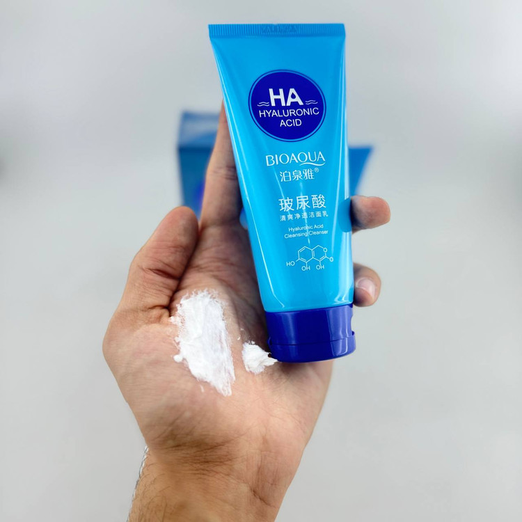 سفارش فوم شستشو صورت هیالورونیک اسید بیوآکوا مدل HA