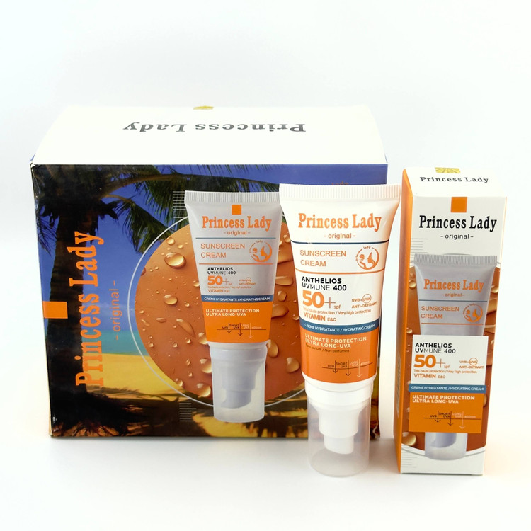 قیمت کرم ضد آفتاب رنگی spf50 پرنسس لیدی prancess lady